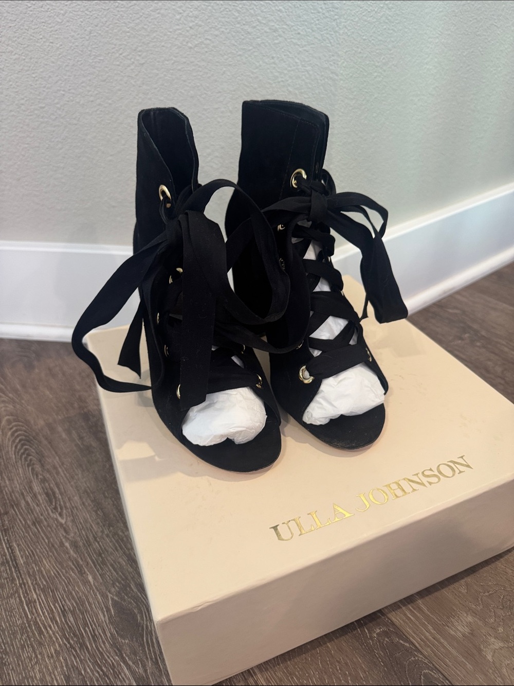 Ulla Johnson Ramona Heel Boot Black Size 38